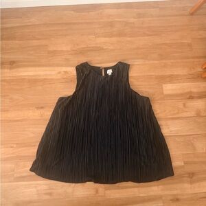 A New Day Black Pleated Camisole
